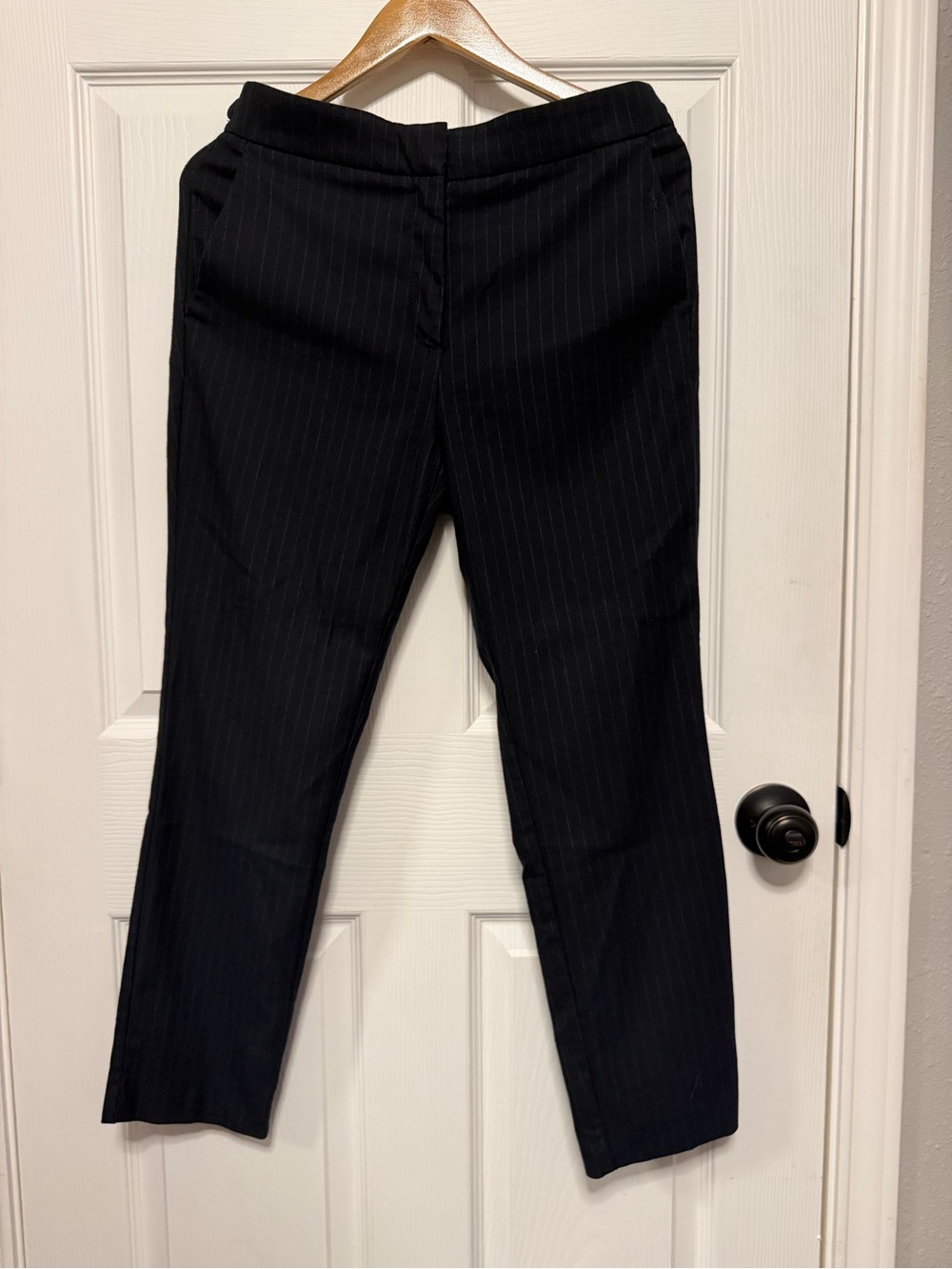 Zara Blue Pinstripe Women’s Trousers